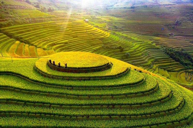 Hong Minh Guesthouse Mu Cang Chai Exterior foto